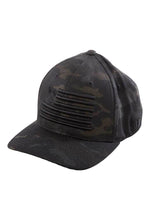 Black Flexfit Shovel N Bars hat by Off The Grid Surplus, adjustable headwear with embroidered design, available in five colors.