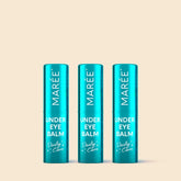 Maree Instant Eye Smoother Balm in a sleek tube, designed to reduce puffiness and smooth the skin around the eyes.