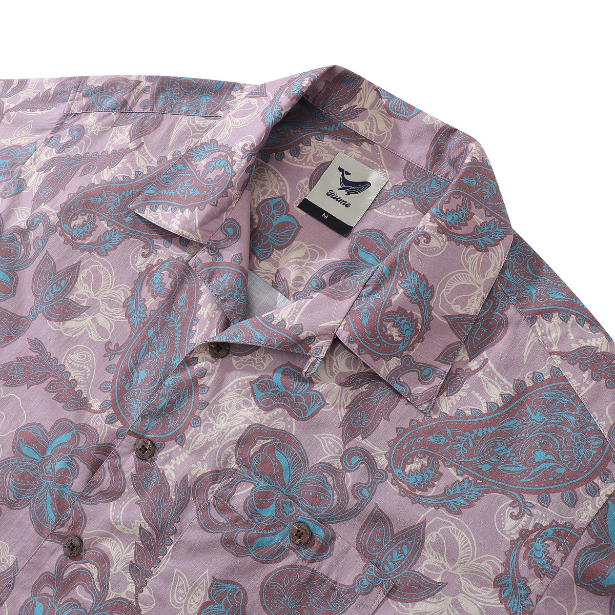 Men’s vintage 1920s Hawaiian shirt by Outlets Yiume featuring a camp collar and vibrant tropical print for a retro look.