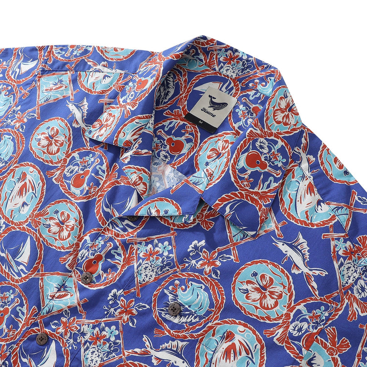Vintage 1960s Hawaiian men&
