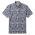 Men’s Hawaiian Snakehead designer short sleeve shirt by Outlets Yiume, 100% cotton with vibrant tropical snakehead print.