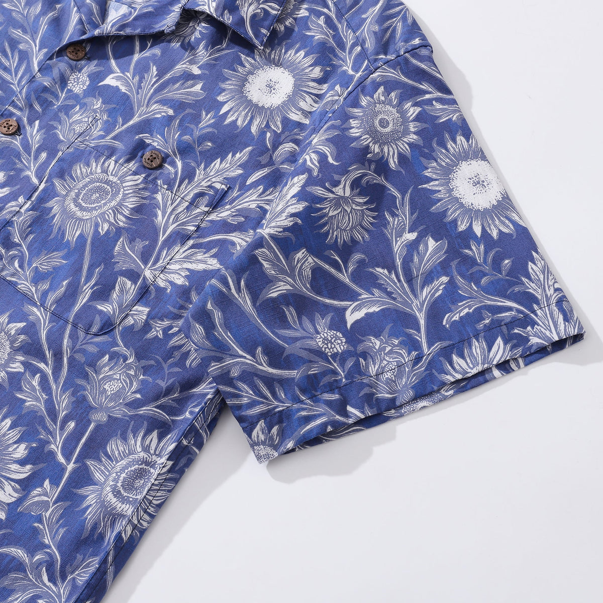 Blue and white Hawaiian men&