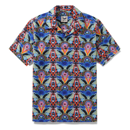 Colorful vintage Hawaiian men&