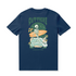 Navy blue Hawaiian men&