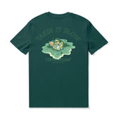 Dark green Hawaiian men&