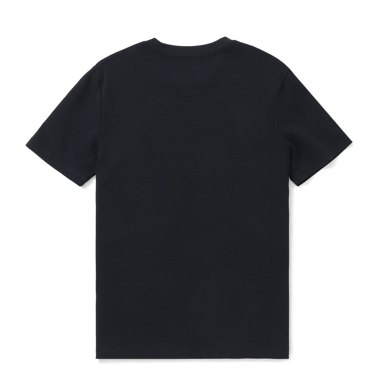 Black Hawaiian Tee for Men by Outlets Yiume featuring Year of the Dragon 2024 design, crew neck, 100% cotton.