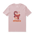 Pink Hawaiian T-shirt for men with Year of the Dragon 2024 design, crew neck, made of 100% cotton by Outlets Yiume.