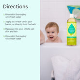 Puracy Baby Shampoo & Body Wash in Citrus Grove, tear-free formula, shown in a standard pack of 2 bottles with gentle, natural ingredients.