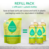 Puracy Baby Shampoo & Body Wash in Citrus Grove, tear-free formula, in a standard pack of 2 bottles, gentle for baby skin and hair.