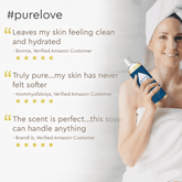 Puracy citrus and sea salt acidified pH balanced body wash with natural ingredients for gentle cleansing and refreshed skin.