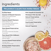Puracy acidified, pH balanced citrus and sea salt body wash with natural ingredients for gentle cleansing and refreshing skin.