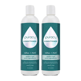 Puracy conditioner with citrus and mint scent, sulfate-free, silicone and dimethicone-free for healthy, shiny hair.