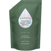 Puracy lavender vanilla foaming hand soap bottles, natural hand wash with soothing fragrance in a standard pack of three.