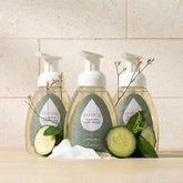 Puracy lavender vanilla foaming hand soap bottles, natural hand wash with soothing scent, pack of three.