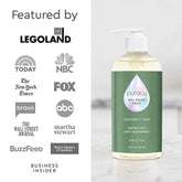Puracy lavender vanilla gel hand soap in a pump bottle, set of 2, moisturizing hand soap with natural ingredients