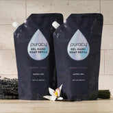 Puracy lavender vanilla gel hand soap in a standard pack of two, featuring a gentle, moisturizing formula for clean hands.