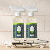 Puracy unscented laundry stain remover bottle, close-up of the stain remover product for removing tough stains from clothes.