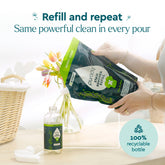 Puracy unscented laundry stain remover bottle, effective stain remover for clothes and fabrics in a travel-sized container.