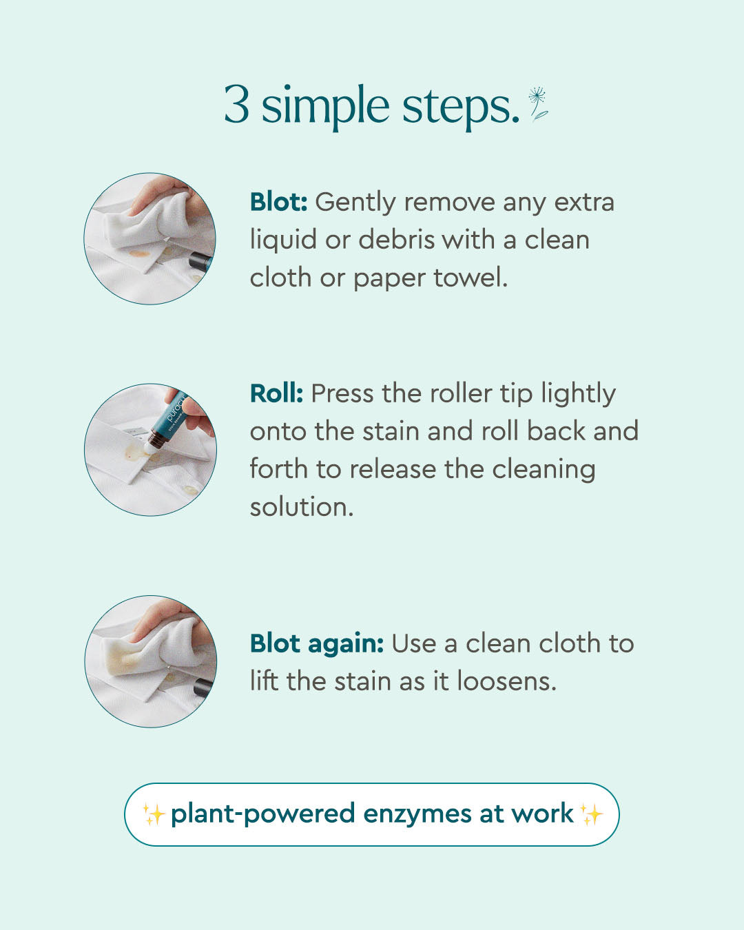 Puracy unscented laundry stain remover bottle showing the stain removal solution for clothes and fabrics.