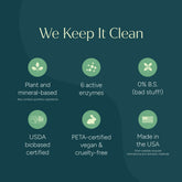 Puracy unscented laundry stain remover bottle, natural stain remover for clothing and fabrics.