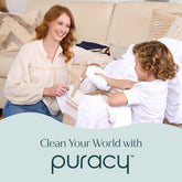 Puracy unscented laundry stain remover bottle for effective stain removal on clothing and fabrics.