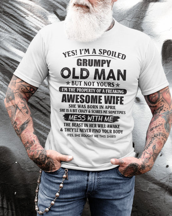 Awesome wife April - Perfect gift for your husband - NGHL04 (SKU96-68-04)