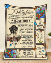 Soft fleece blanket for son with heartfelt message from mom, featuring cozy fabric and sentimental design by TEELUVS.COM