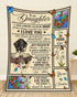 Soft fleece blanket for son with heartfelt message from mom, featuring cozy fabric and sentimental design by TEELUVS.COM