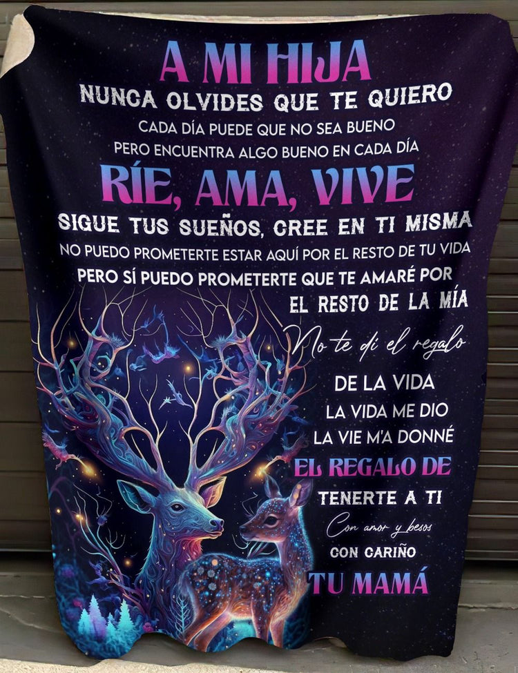 Soft Sherpa fleece blanket for daughters, cozy gift from mom, 30x40 inches, ideal for warmth and comfort.