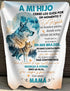 Soft Sherpa fleece baby blanket for son, cozy gift from mom, 30x40 inches, ideal for warmth and comfort.
