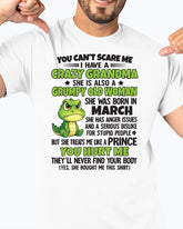 White T-shirt for grandson with "You Can&
