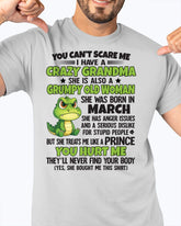 White T-shirt for grandson with "You Can&