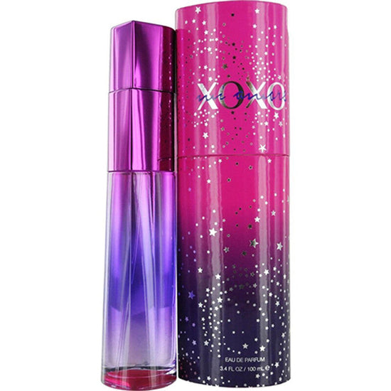 Xoxo Ladies Mi Amore EDP fragrance bottle, 3.4 oz, with elegant packaging and floral scent design.